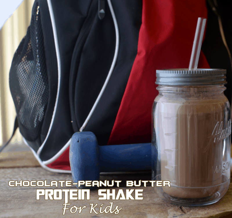 Chocolate Peanut Butter Protein Shakes Kids