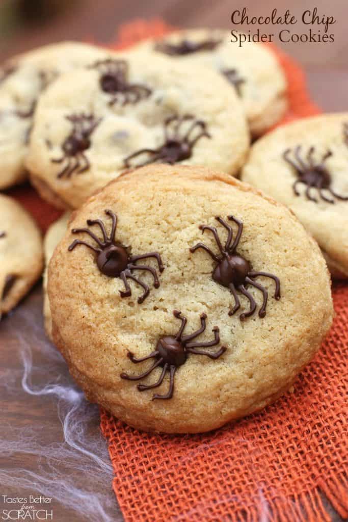 Only at Halloween would I consider putting a spider on my cookies!