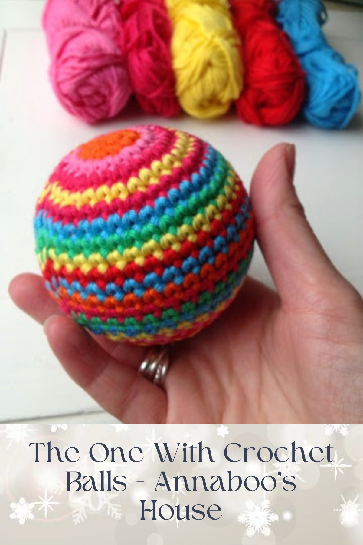 If you're looking for a simple yet stylish bauble, this pattern is just the thing! These cute crochet balls can be made in different sizes and colors, making them a versatile addition to your Christmas decorations.