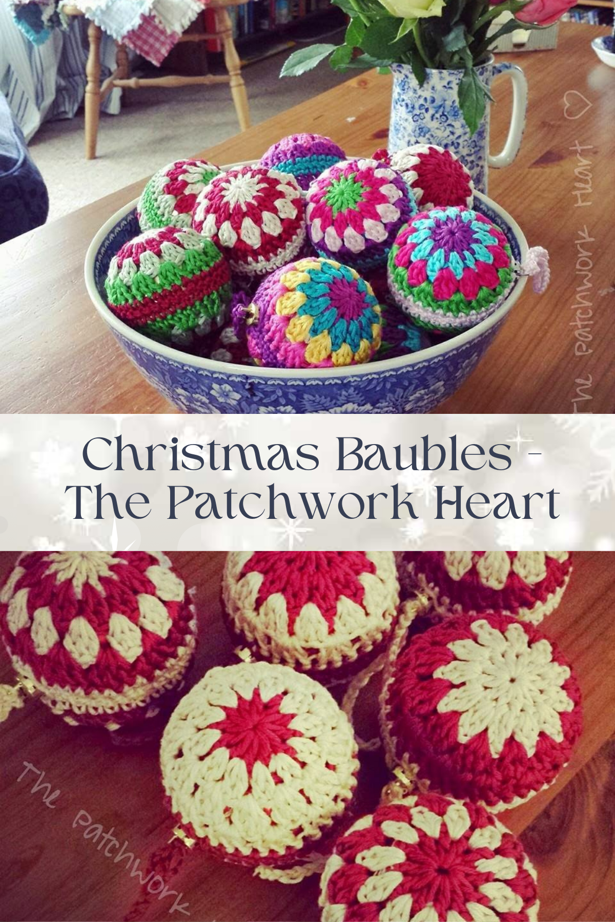 These cute baubles are designed with simple stitches and lots of festive charm! The pattern offers flexibility with colors and designs, so you can create a set that perfectly matches your holiday décor.