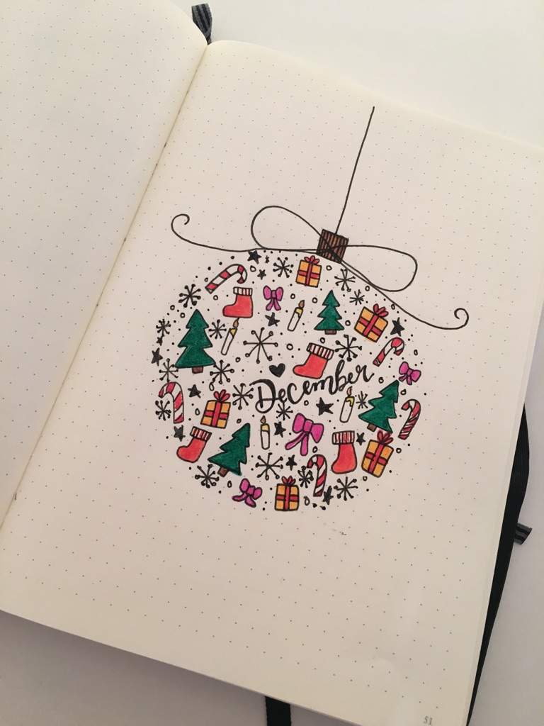 Christmas Bauble December Cover Page