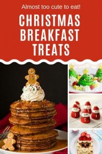 Get a festive start to your day with one of these adorable Christmas breakfast treats that your kids will love!