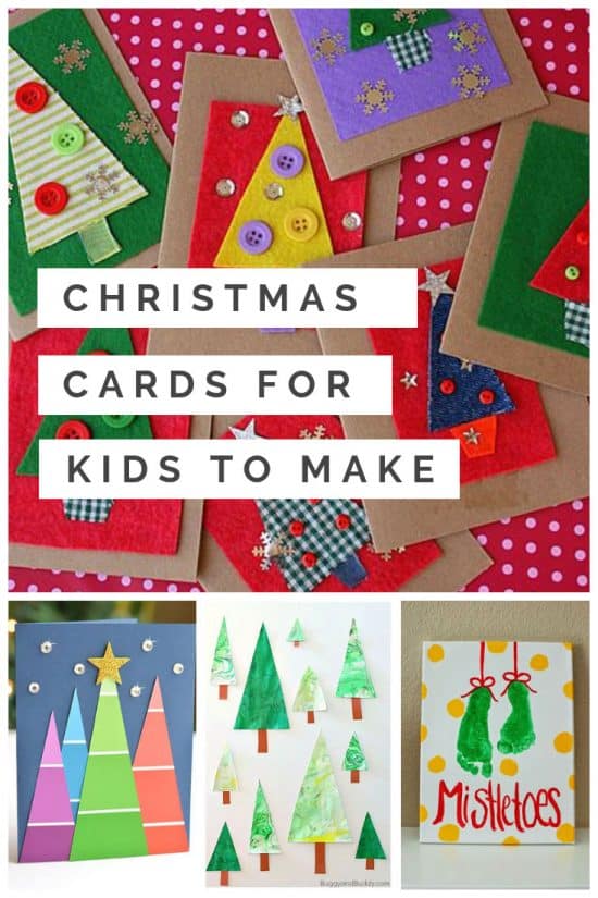 Homemade Christmas Cards for Kids {That will totally melt Granny's heart!}