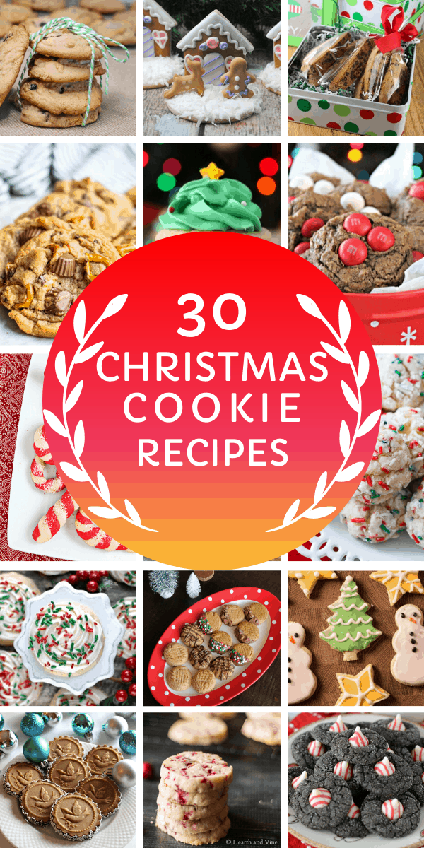 30 Festive Christmas Cookie Recipes Santa (and your family) will Go ...