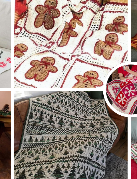 Find the best Christmas crochet patterns for blankets right here ? Whether you’re looking for an intricate afghan or an easy-to-make throw, these free patterns will add holiday magic to your space. Perfect for gifting or keeping! #CrochetChristmasGifts #FreeCrochetPatterns