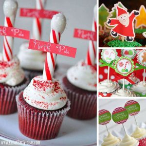 How cute are these cupcake toppers! Now no one will notice I bought my cupcakes at the store! Thanks for sharing!