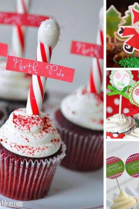 How cute are these cupcake toppers! Now no one will notice I bought my cupcakes at the store! Thanks for sharing!