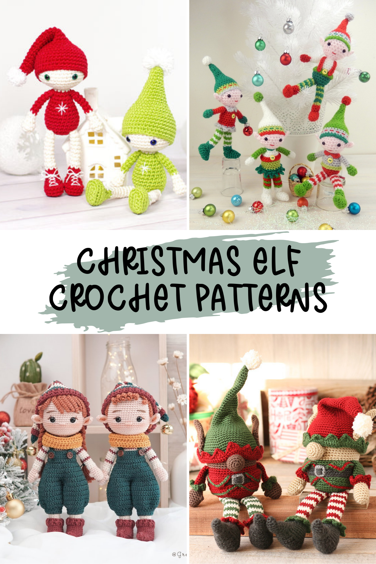 Looking to add some handmade magic to your holiday decor? Check out these cute and easy crochet elf patterns! Perfect for gifting, decorating, or just adding a bit of joy to your home this Christmas! 🎅✨ #CrochetPatterns #ChristmasDecor #DIYHoliday