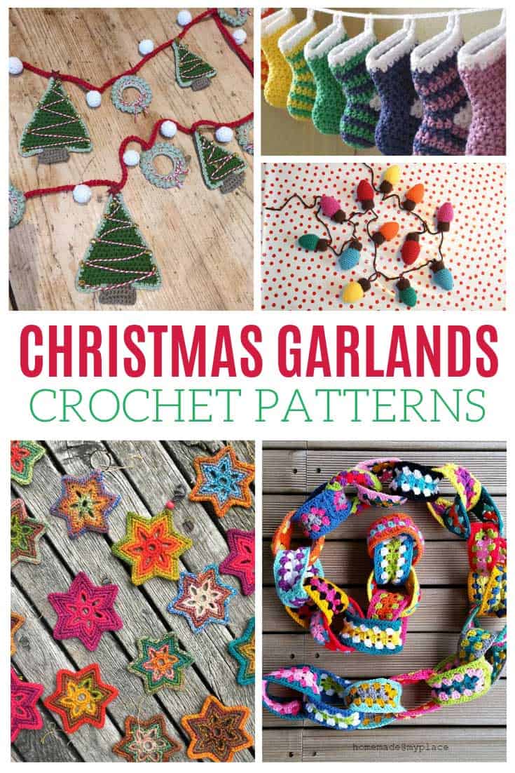 Christmas Garlands Free Crochet Patterns For The Holidays 