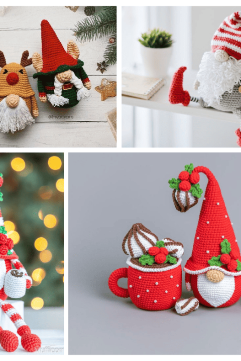 We LOVE Christmas Crochet Gnomes
