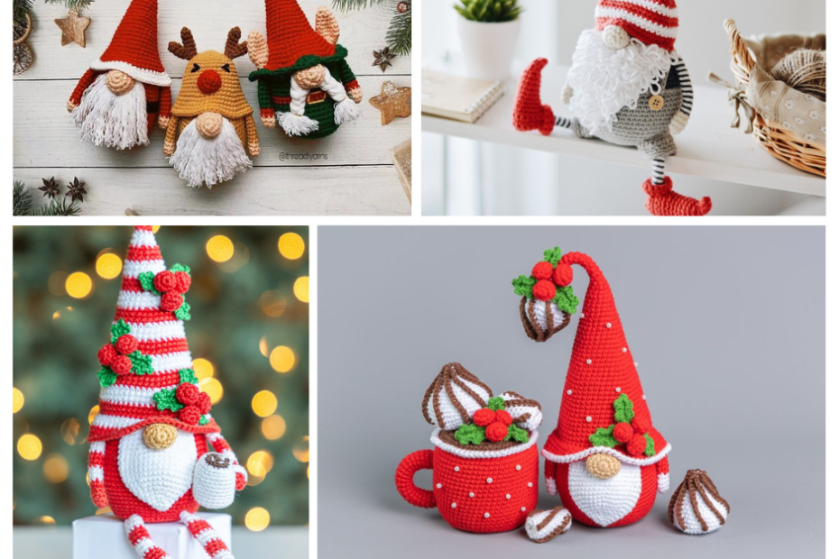 We LOVE Christmas Crochet Gnomes