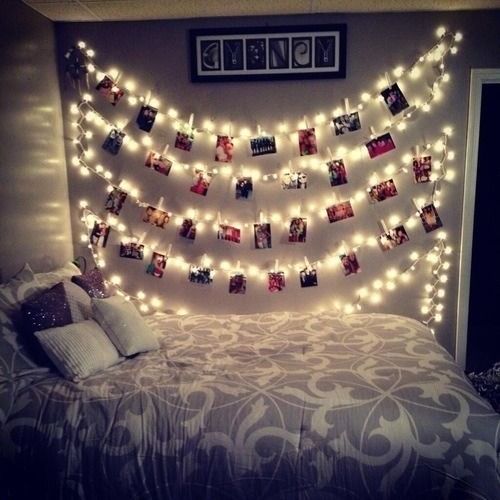 ways to put christmas lights in your room