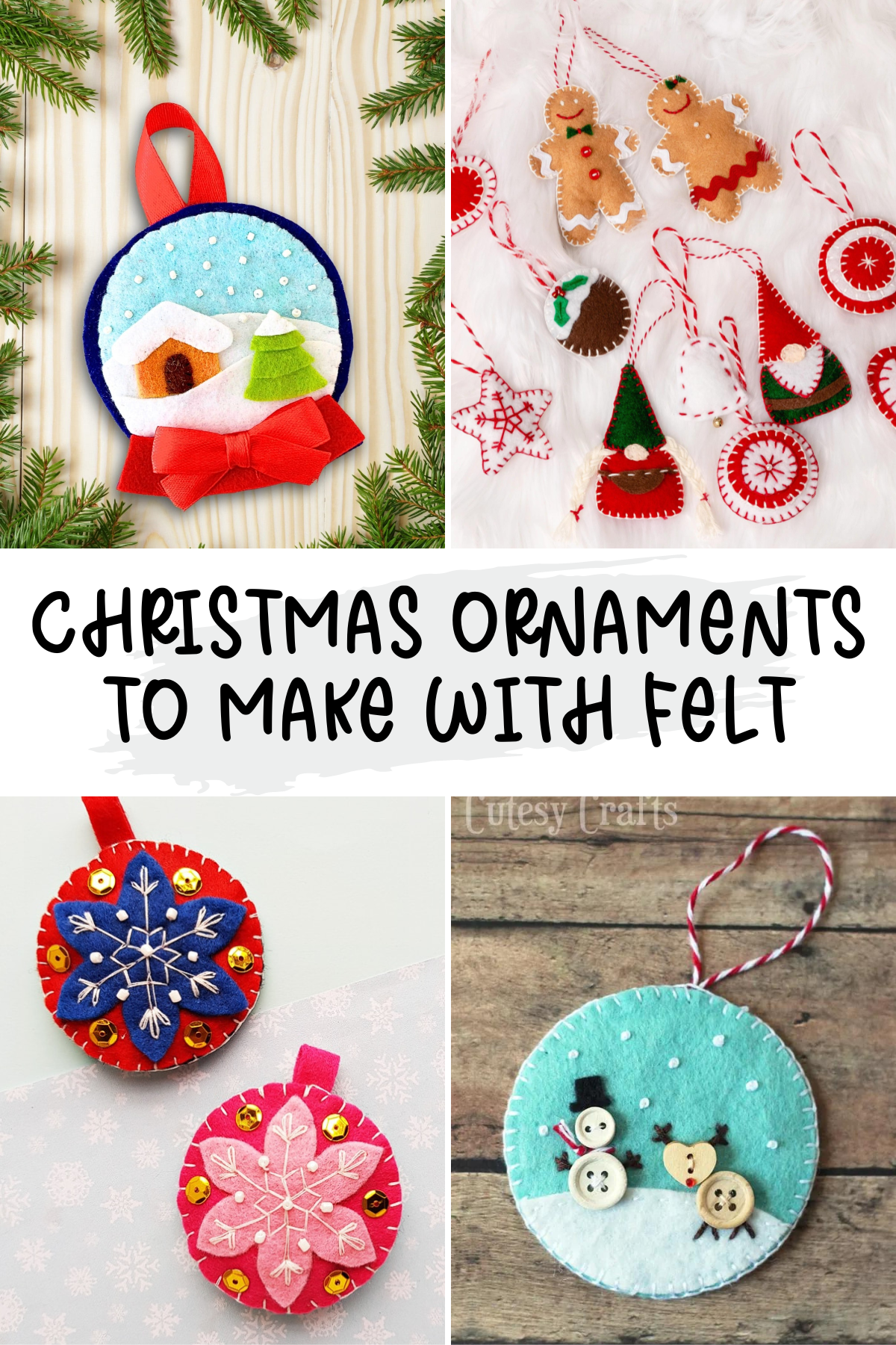 Get into the festive spirit with these adorable DIY felt ornaments! From charming gnomes to sweet gingerbread men, these handmade decorations are easy, fun, and perfect for adding a cozy touch to your Christmas tree. 🎄✨ #DIYChristmas #FeltCrafts #HandmadeOrnaments