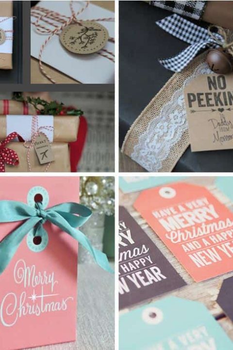 Loving these free Christmas printables - you can't buy gift tags this good in the store!
