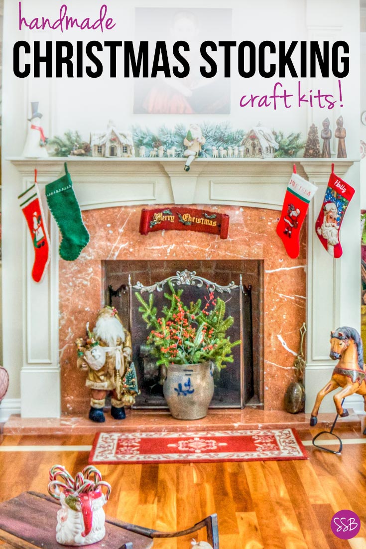 Christmas Stocking Craft Kits: Whether you're looking for felt applique, needlepoint or knitting sets we've picked out some gorgeous stocking kits for you!