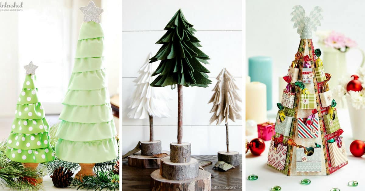 24 Amazing DIY Christmas Tree Crafts to Festive Up Your Home!