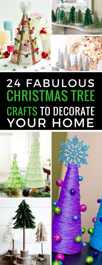 24 Amazing DIY Christmas Tree Crafts to Festive Up Your Home!