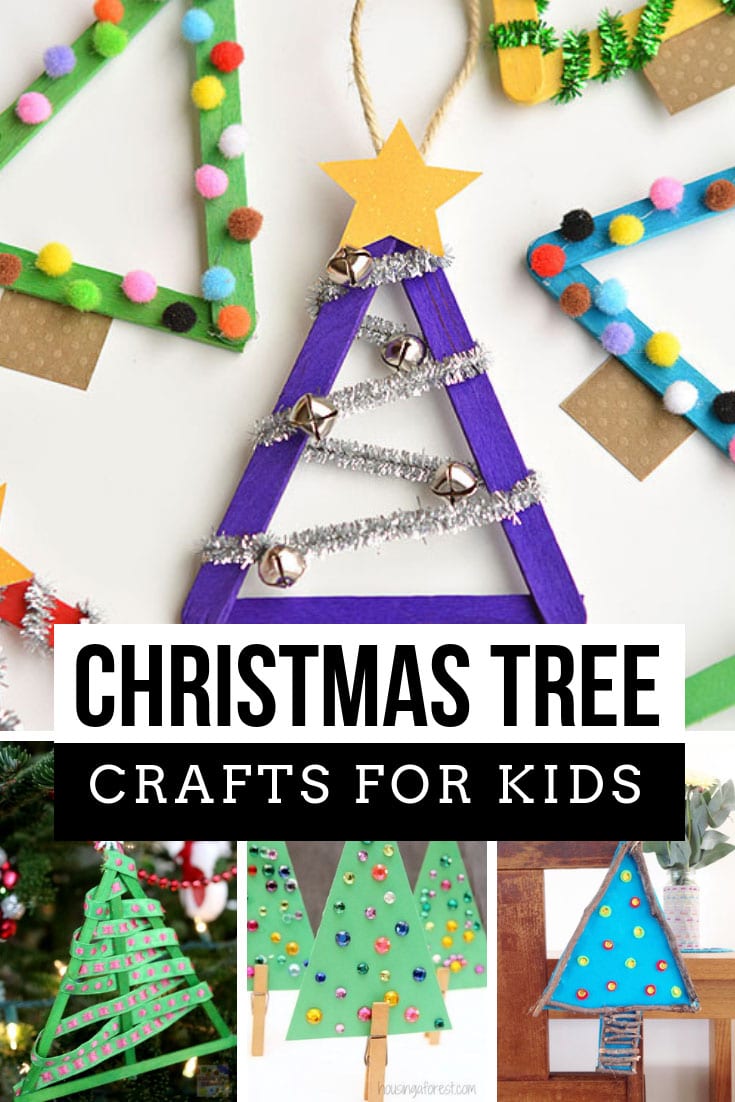 Christmas Tree Crafts for Kids {that make fabulous Holiday decor!}