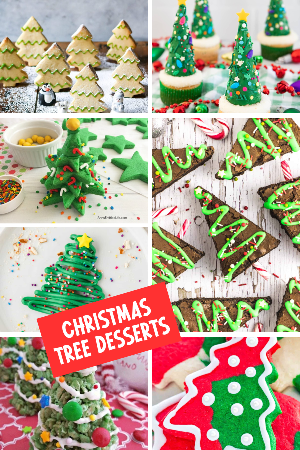 Add festive flair to your holiday dessert table with these adorable Christmas tree-shaped treats! 🎄✨ #ChristmasDesserts #HolidayBaking