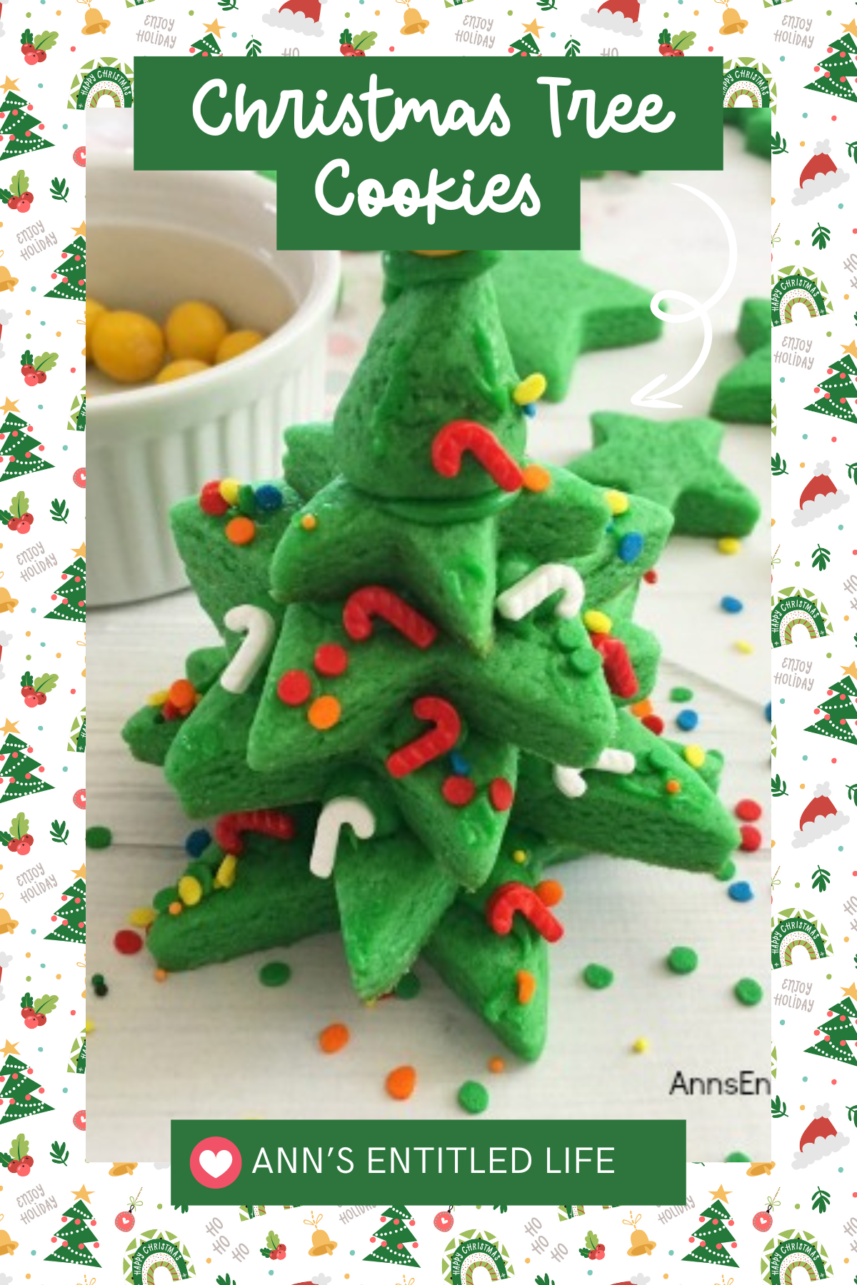 These Stackable Christmas Tree Cookies are a cookie lover's dream! Each tree is made by stacking sugar cookies of different sizes, creating a festive 3D effect that’s almost too cute to eat. A perfect centerpiece for your cookie tray!