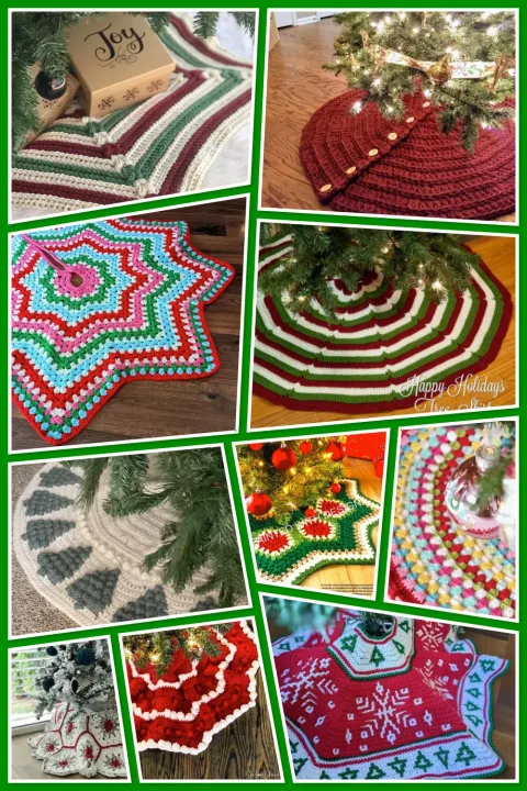 Add a handmade touch to your holiday decor with these beautiful crochet Christmas tree skirt patterns! From classic stripes to colorful granny stars and cozy textures, there’s a style for every tree and skill level. Perfect for gifting or keeping! 🎁✨ #CrochetChristmas #TreeSkirtPattern #HolidayCrochet