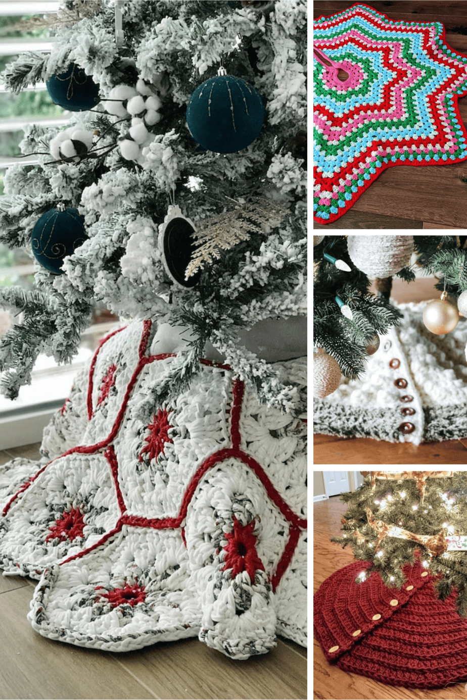 Christmas Tree Skirt Crochet Patterns