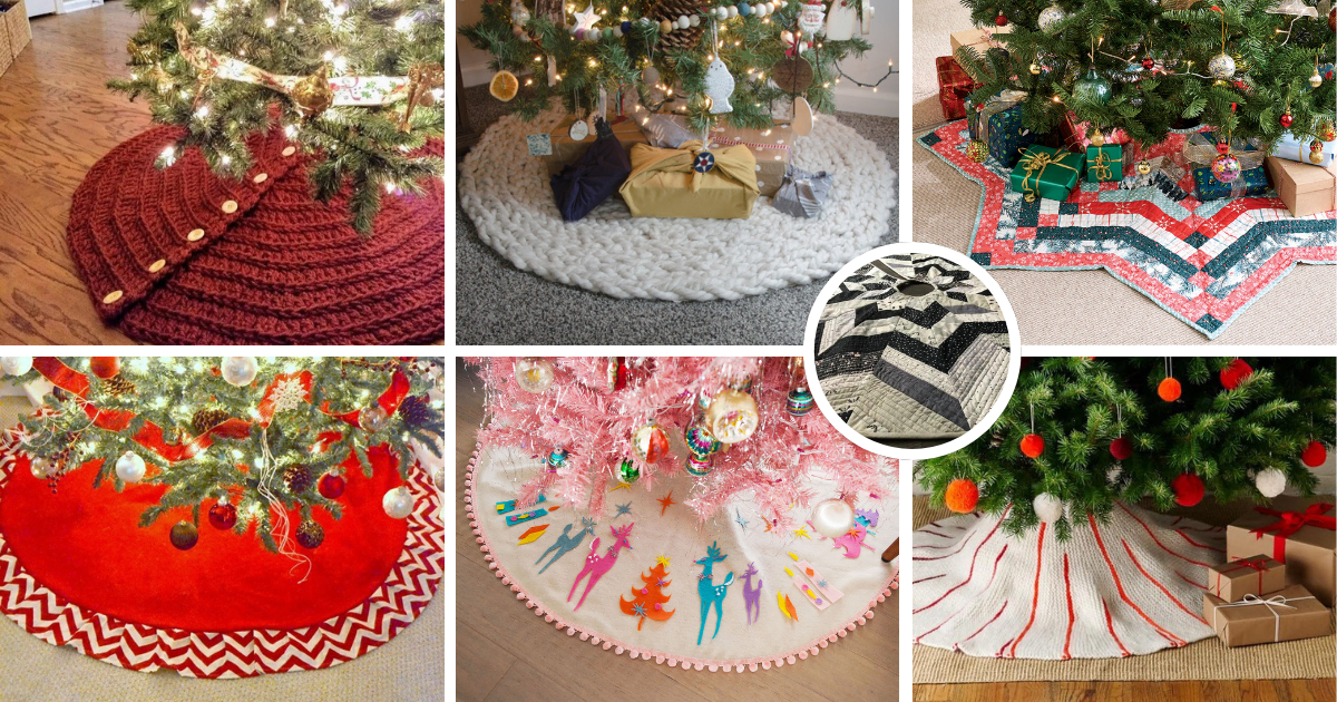 25 DIY Christmas Tree Skirts to Spruce Up Your Decor