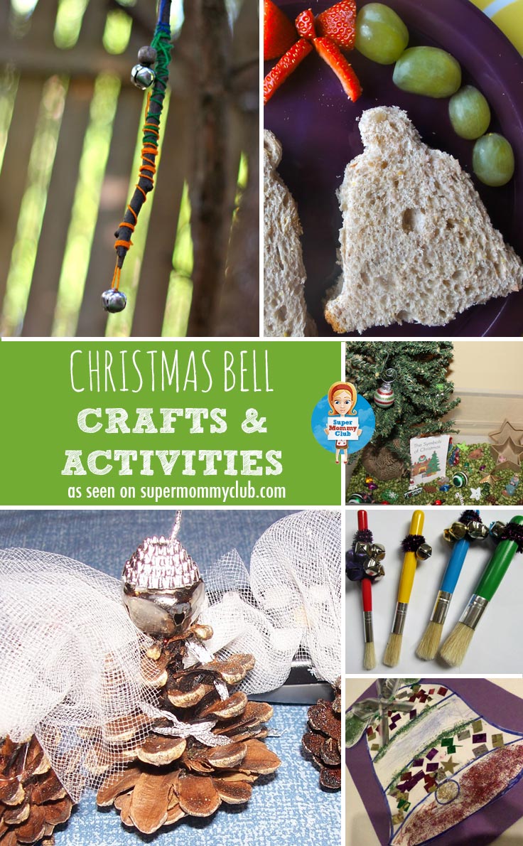 These Christmas Bell activities and crafts will help your toddler or preschooler develop their fine motor skills and creativity