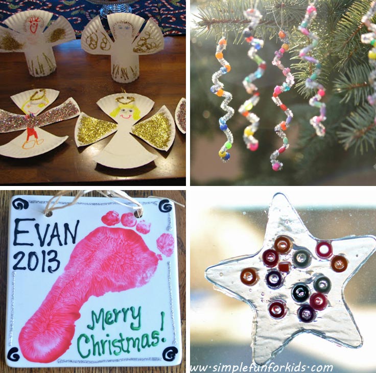 Christmas ornaments made by your toddler are precious enough to give as gifts, or to hang on the tree year after year.