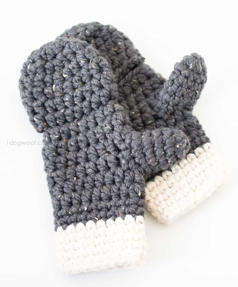 Chunky Mittens Free Crochet Pattern