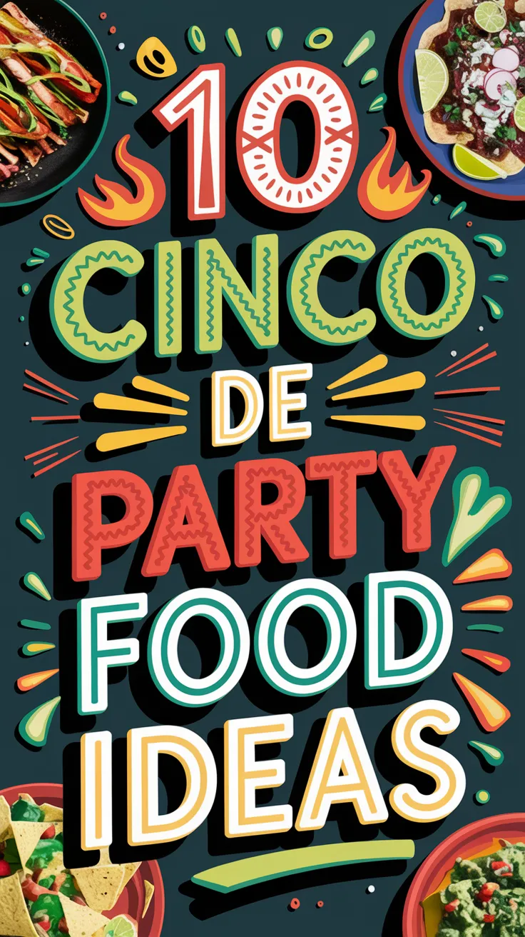 Throw the ultimate Cinco de Mayo fiesta with these mouthwatering party food ideas! From crunchy nachos to flavorful tacos and sweet treats, these recipes will bring bold Mexican flavors to your celebration. 🌮🍹 #CincoDeMayoFood #FiestaFlavors #PartyEats #MexicanRecipes #FoodieFiesta