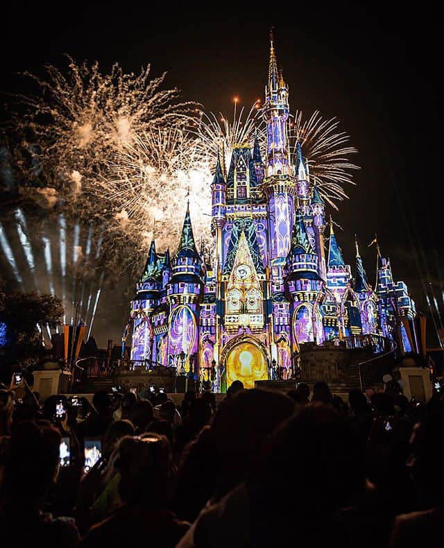 Cinderella Castle fireworks