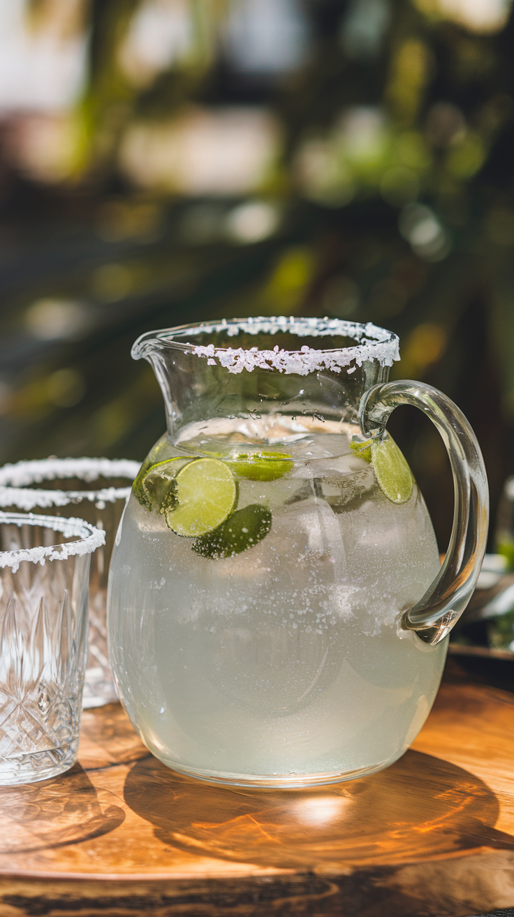 Perfect for parties, gatherings, or a relaxing night with friends, this Classic Margarita Pitcher recipe is easy to make and always a crowd-pleaser. Cheers to effortless hosting! 🍸✨