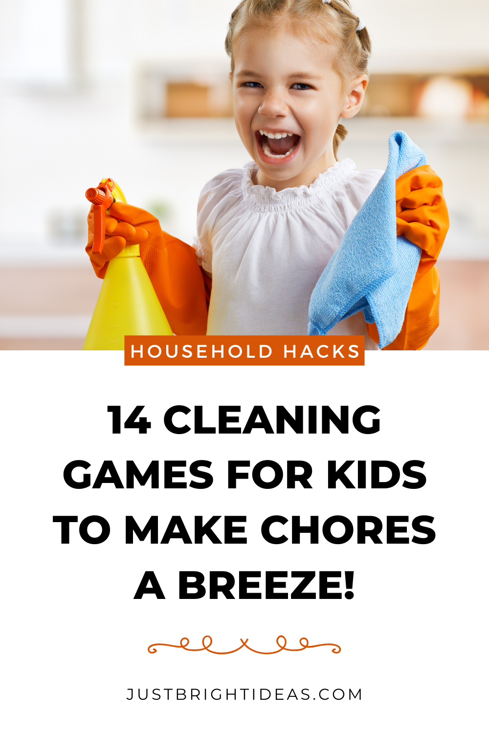 Fun cleaning games for kids to play - get them to do their chores without complaining!