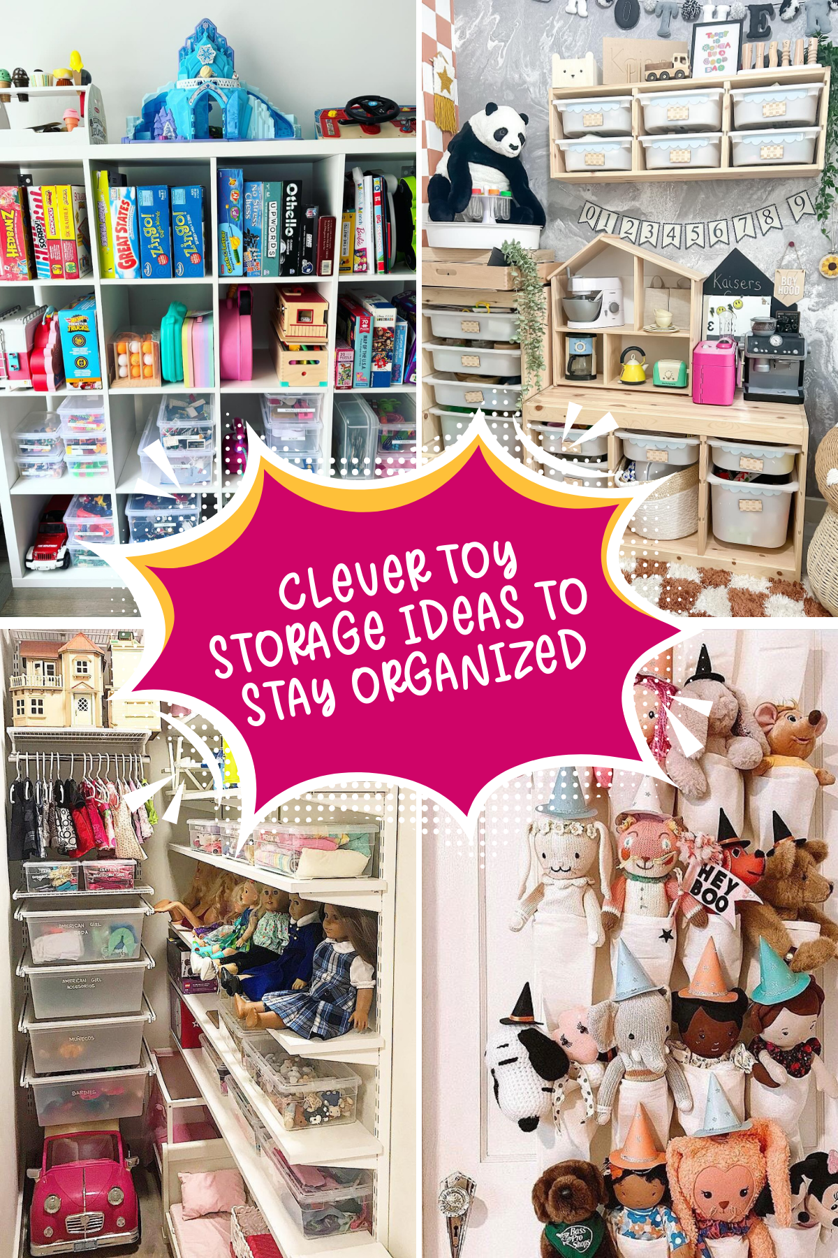 Toy storage made easy! 🧸✨ From cubby units to labeled bins, find the best ways to keep those toys organized and tidy. Say goodbye to clutter and hello to a neat playroom! 🙌 #ToyStorage #OrganizingHacks #PlayroomIdeas #ClutterFreeHome