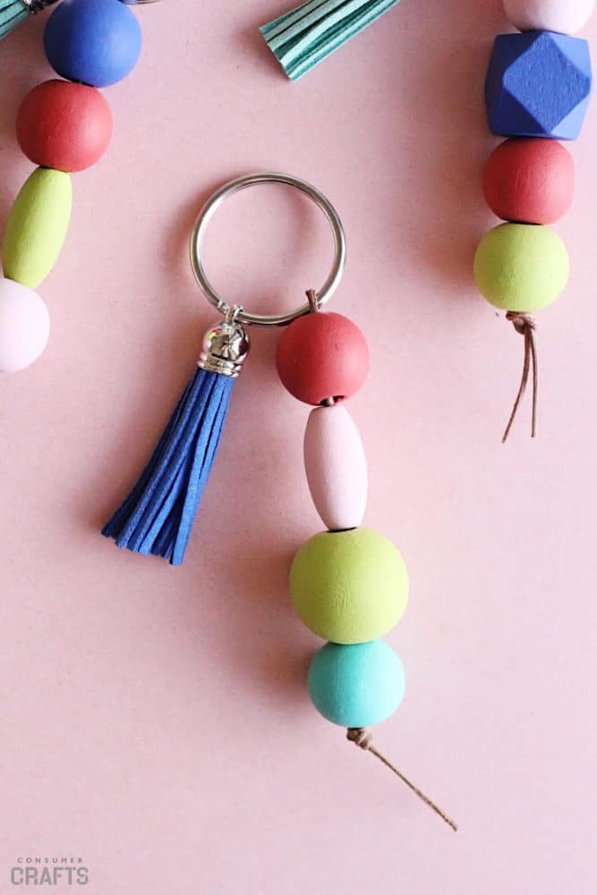 Beaded hot sale keychain ideas