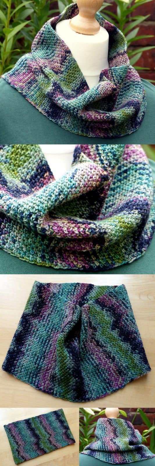 Colour Pool Cowl Crochet Pattern