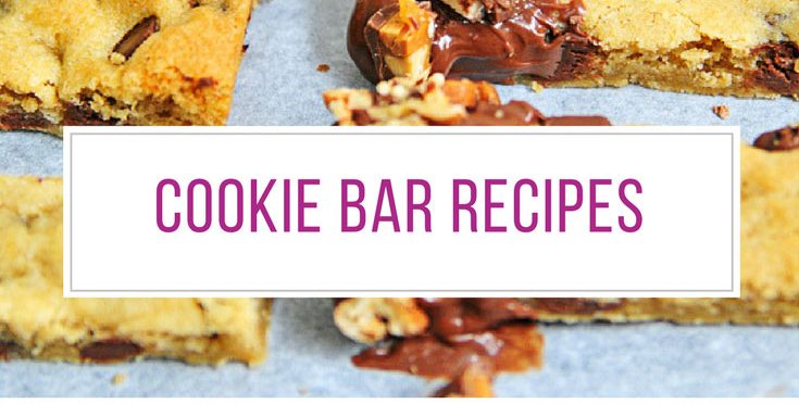 Loving these cookie bar recipes! Thanks for sharing!