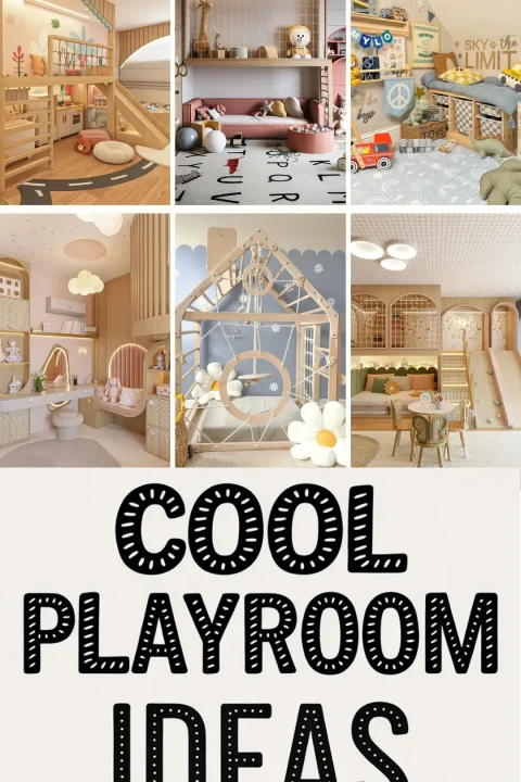 ?✨ 22 Cool Playroom Ideas + The Ultimate Guide to Setting Up Your Playroom Create a fun, functional, and stylish playroom with these creative ideas and tips! From storage solutions to activity zones, this guide has everything you need to design a space your kids will love. ?? #PlayroomIdeas #KidsRoomInspo #OrganizedSpaces #PlayroomGoals #FamilyFun