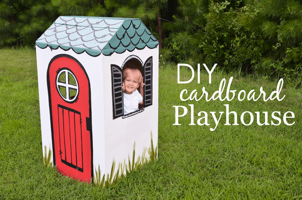 Coolest Cardboard Playhouse on the Block