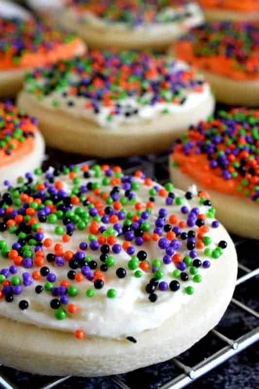 Copycat Lofthouse Halloween Sugar Cookies