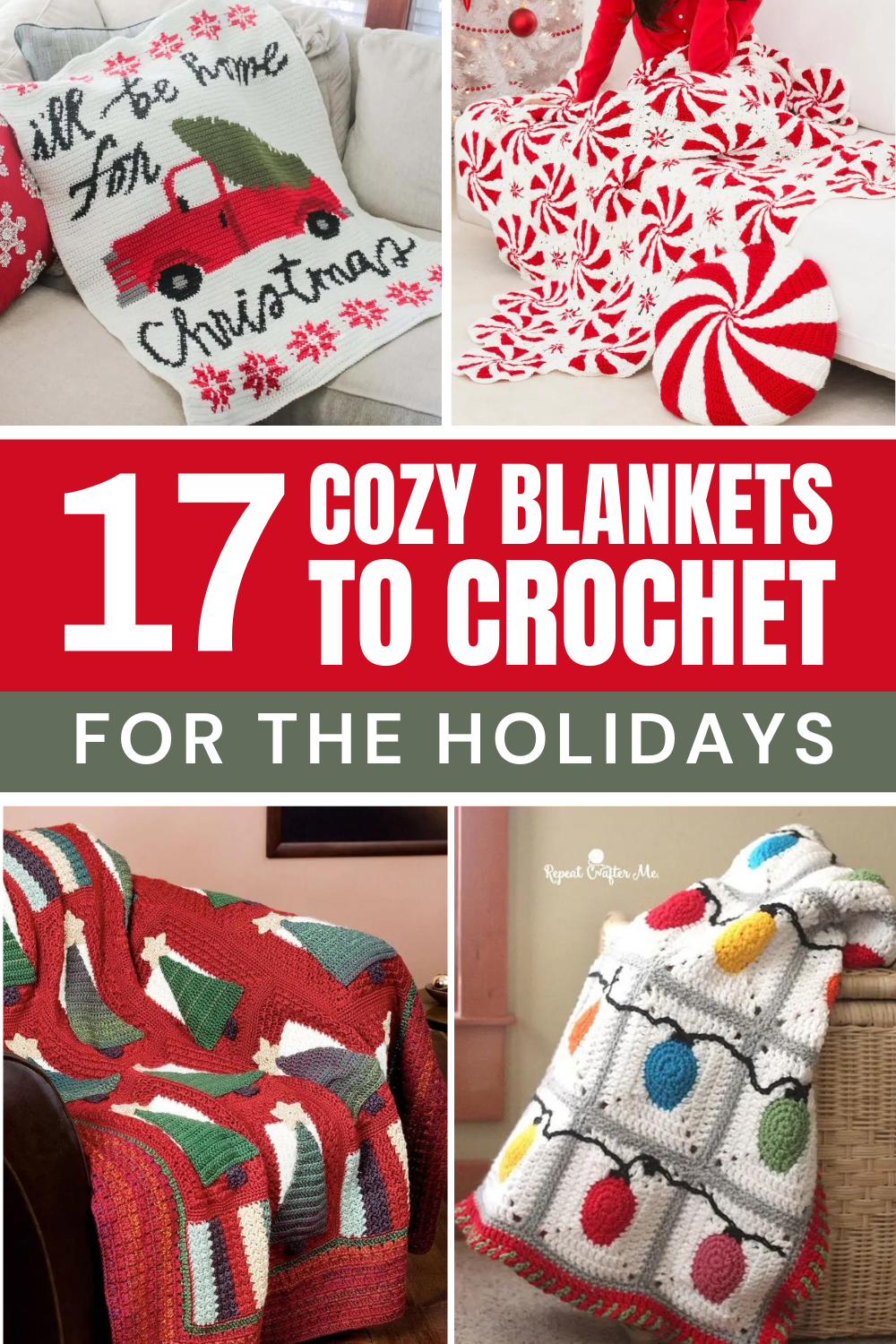 Find the best Christmas crochet patterns for blankets right here 🌟 Whether you’re looking for an intricate afghan or an easy-to-make throw, these free patterns will add holiday magic to your space. Perfect for gifting or keeping! #CrochetChristmasGifts #FreeCrochetPatterns