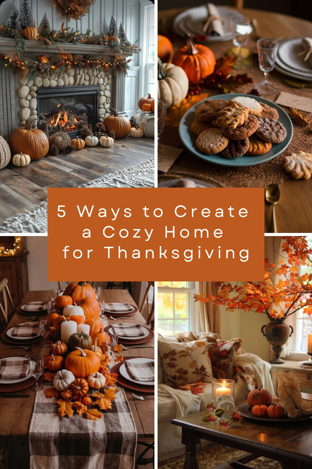 Create a cozy, inviting Thanksgiving home with simple touches like natural decor, homemade food, and soft lighting. Make your space warm and welcoming for the holiday! 🦃🍁 #ThanksgivingDecor #CozyHome