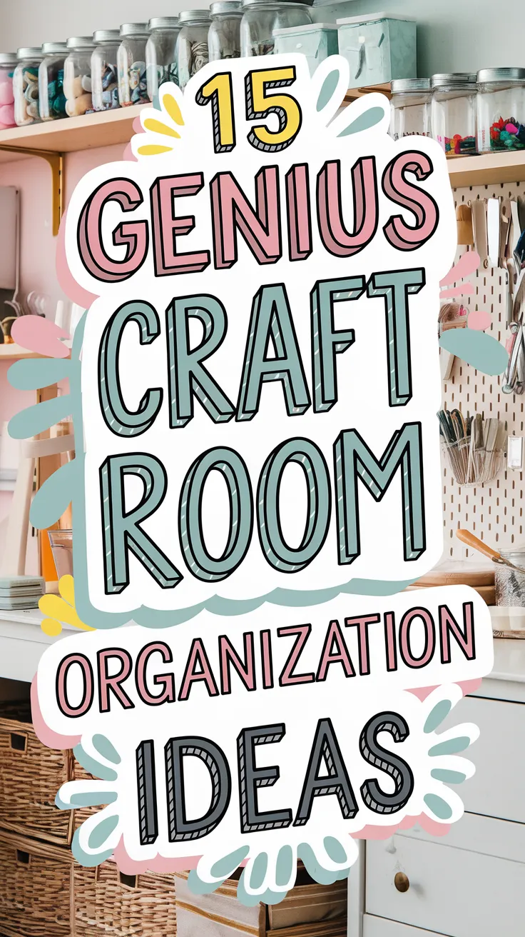 🔥🛠️ 15 Brilliant Craft Room Organization Hacks You’ll Wish You Knew Sooner! Say goodbye to craft room chaos with these smart organization tips! Keep your supplies neatly stored, maximize your space, and create a workspace that sparks creativity. ✂️✨ #CraftRoomIdeas #DIYOrganization #CreativeStorage #TidySpaces #CraftingGoals