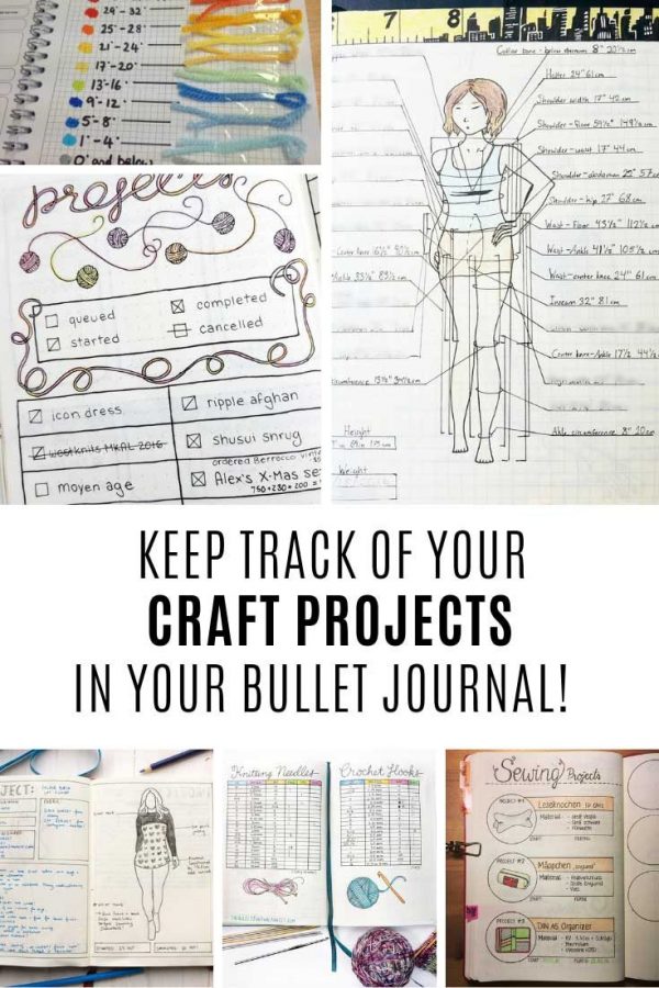 You need one of these craft trackers in your bullet journal!