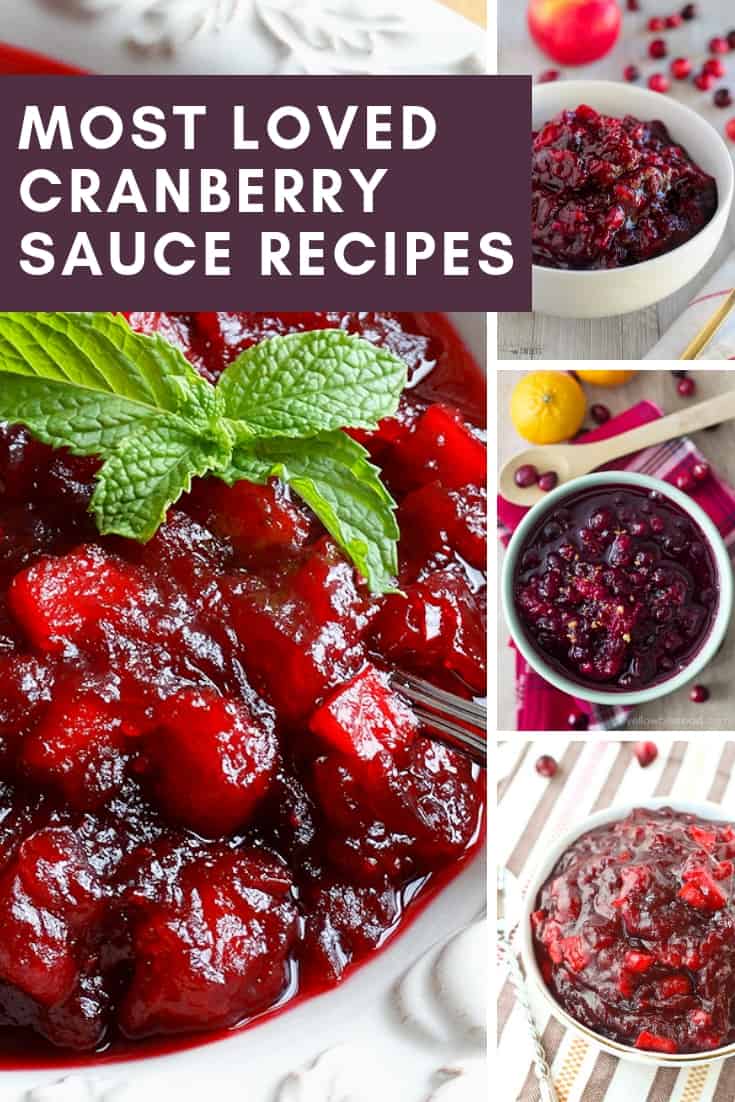 Oh my goodness these cranberry sauce recipes are so simple I have no idea why we've been buying the canned stuff from the store!