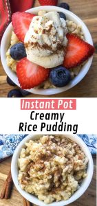 Oh my! This creamy, custard-like Instant Pot rice pudding is so delicious and easy to make, it just might become your new favorite dessert.