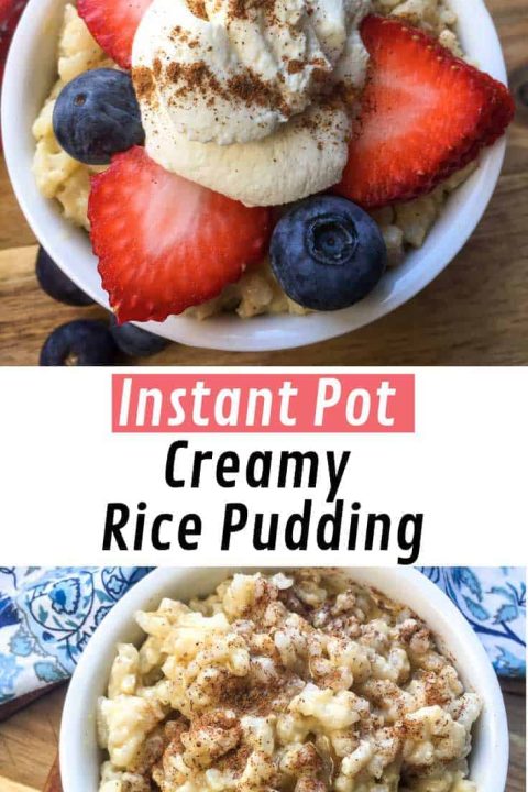 Oh my! This creamy, custard-like Instant Pot rice pudding is so delicious and easy to make, it just might become your new favorite dessert.
