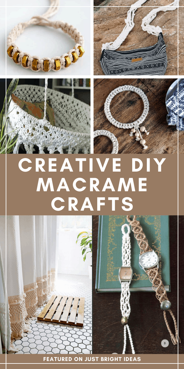 These easy macrame projects are gorgeous and would make really thoughtful handmade gifts!