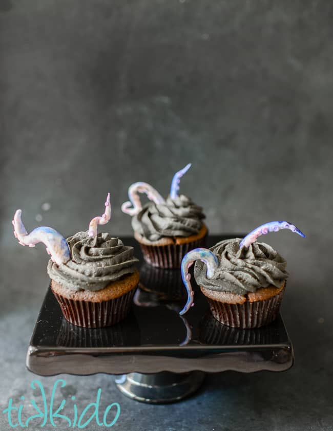 Creature From the Deep Tentacle Cupcakes